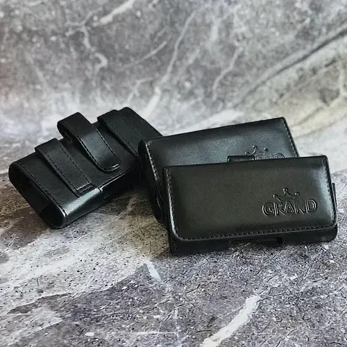 Чехол-карман Grand для Oppo Zte для Realme 5.5 6 дюймов поясной кожаный - фото 2
