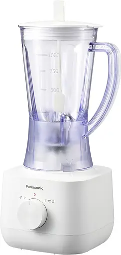 Panasonic Блендер стационарный, 450Вт, чаша-1350мл, мельница, для специй, белая - фото 7