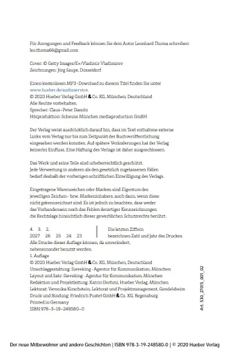 A1. Der neue Mitbewohner und andere Geschichten + MP3 - фото 2