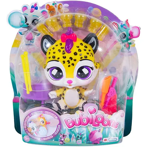 Игровой набор Bubiloons Леопард Рокси W2 85626 фигурка, аксессуары, шарики