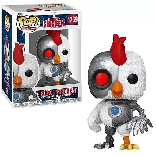 Коллекционная  фигурка   Funko Pop Робоцып  Robot Chicken  10 см FP RC 1769 - фото 1