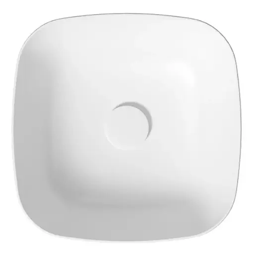 Умивальник на стільницю Cersanit Larga квадратний 38х38 см Білий матовий K677-015 30412 - фото 2