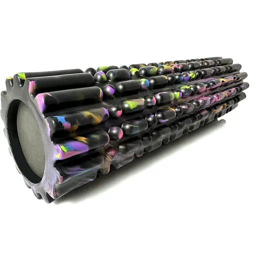 Масажний ролик EasyFit Morze 45 см Чорний (EF-2065) - фото 1