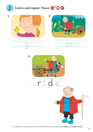 Ladybird Readers Starter B Farmer Carl Activity Book - фото 3