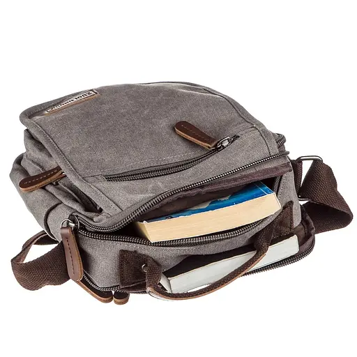 Чоловіча сумка Vintage 27х23,5х8 см 000158601 - фото 3