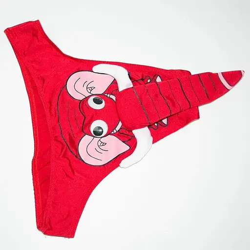 Мужские эротические трусы JSY Слоник с бивнями One Size - фото 3