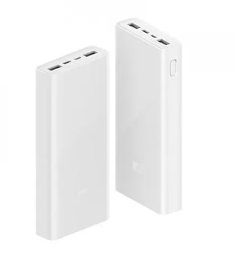 Портативное зарядное устройство для Power Bank Xiaomi Mi Power Bank 3 USB-C 18 Вт 20000 mAh Белый - фото 6