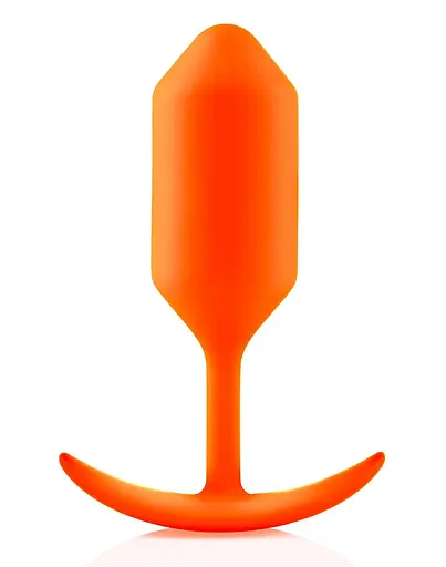 Анальна пробка B-Vibe Snug Plug 3, 12.7 см (помаранчевий)