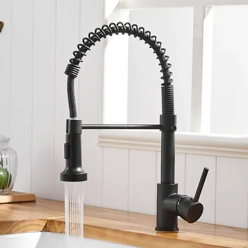 Змішувач для кухні Rea Spring black REA-B4804 Чорний матовий - фото 4