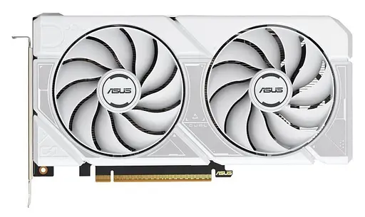 Видеокарта ASUS RTX 5060 8GB DUAL OC WHITE (DUAL-RTX5060-O8G-WHITE) (GDDR7, 128 bit, PCI-E v5.0 x16) - фото 1