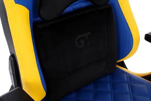 Геймерское кресло GT Racer синее с желтым (X-0724 Blue/Yellow) - фото 10