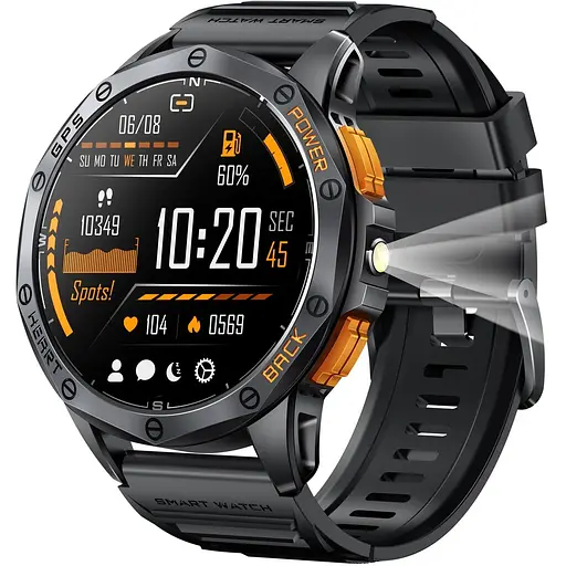 Смарт-часы Uwatch Smart GPS Max Black 2 ремешки (3337) - фото 2