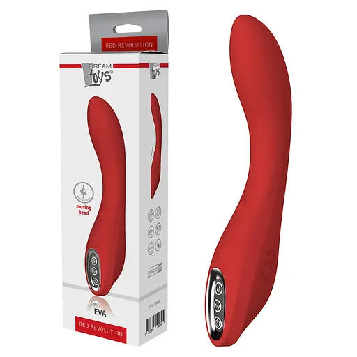 Вібратор Dreamtoys Red Revolution Eva 21 см червоний - фото 6