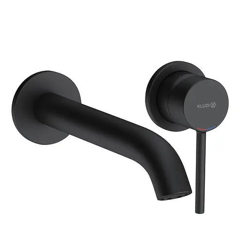Смеситель для умывальника Kludi Bozz черный мат 382453976 - фото 1