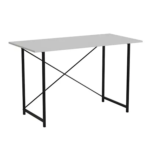 Стол письменный Line Лайт Ferrum-decor 750x1200x600 Черный металл ДСП Белый 16 мм (FRD-104857)