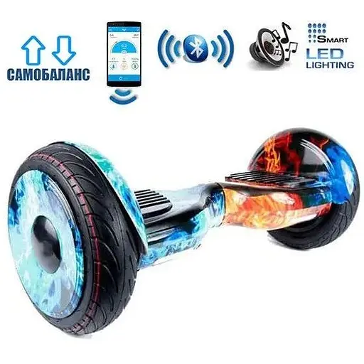Гіроборд Smart Balance Wheel U20 Premium + Autobalance + Арр 10.5" Лід та полум'я - фото 2