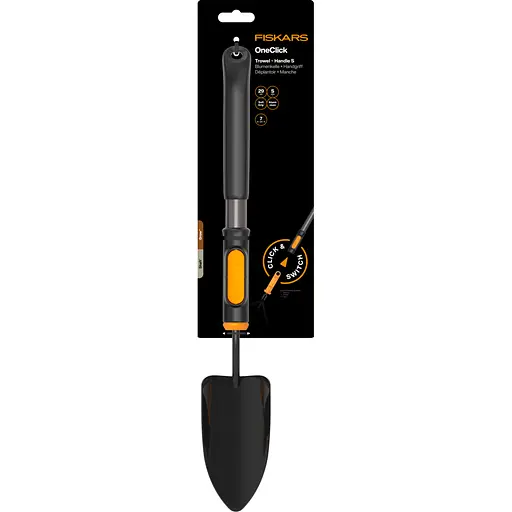Совок для цветов Fiskars OneClick 7.3 см + ручка 29 см (1080722) - фото 3