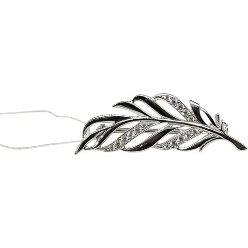 Золотая брошь Империя золота с фианитами. БШ128БИ