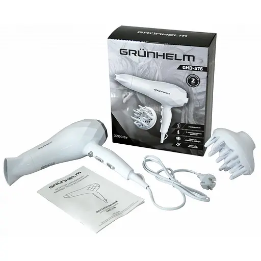 Фен Grunhelm GHD-576 - фото 7
