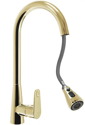 Смеситель для кухни Rea Mild gold REA-B4802 Золотой - фото 1