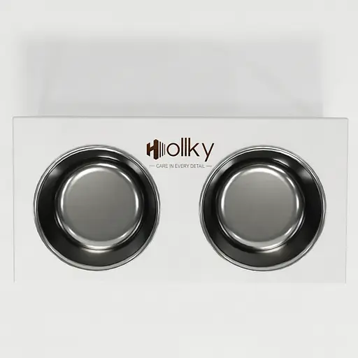 Hollky Base L — миски на підставці для середніх і великих собак (2 × 0,95 л, висота 20 см) - фото 4
