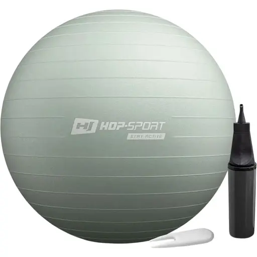 Фітбол Hop-Sport 65 см шавлієвий + насос - фото 1