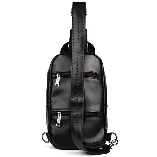 Рюкзак слинг кожаный с карманами TARWA sum0028218 - фото 4