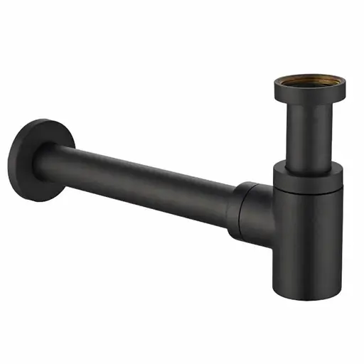 Сифон для умивальника Paffoni ZACC 240 NO, Чорний матовий - фото 1