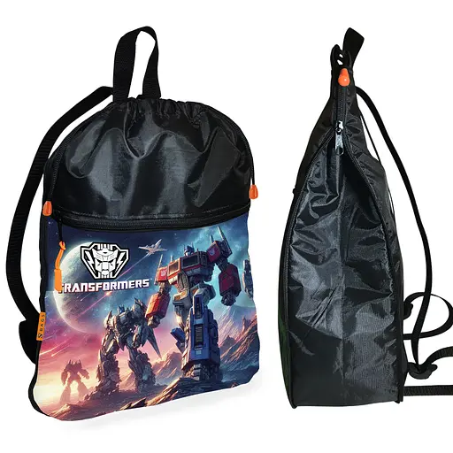Рюкзак-мішок "Трансформери" для дитини - зручна сумка для сменки та форми (01452)