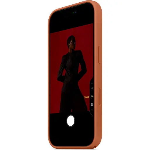 Чехол Silicone Case with Button, Animation, MagSafe для Apple iPhone 17 Pro Terra Cotta ААА (149947) - фото 4