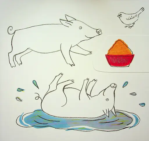 Розмальовка-розгорталка. Свійські тварини - фото 4