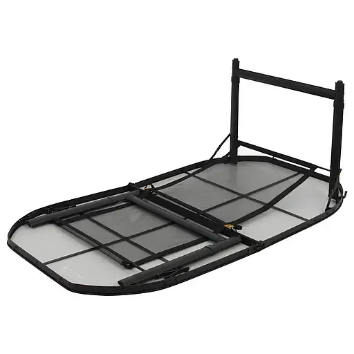 Стіл Bo-Camp Northgate Oval Black Grey 150 x 80 см (1404188) - фото 12