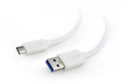 Кабель USB AM-Type-C, 1 м, черный, Cablexpert, 3A (CCP-USB3-AMCM-1M) - фото 1