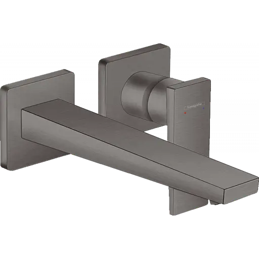 Змішувач Hansgrohe Metropol для раковини зі стіни 225 мм Brushed Black Chrome 32526340 Шліфований чорний хром - фото 1