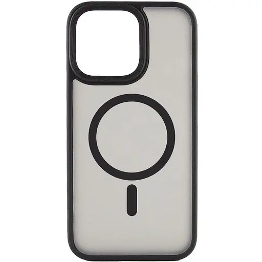 Чехол Epik TPU+PC Metal Buttons with MagSafe для Apple iPhone 15 Pro 6.1 Черный
