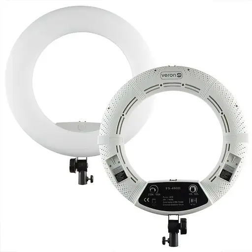 Кольцевая LED лампа Veron FS-480 II LSD 45см 48W 2700-7500K White [121983] - фото 3