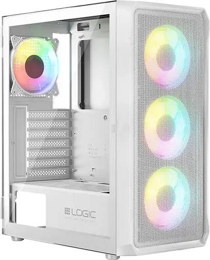 Корпус LogicConcept Portos ARGB Midi ARGB White (AT-PORTOS-20-0000000-0002) - фото 2