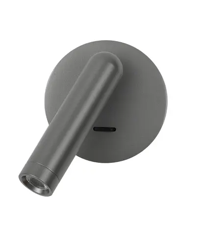 Бра Italux WL-64834-1-GR Carda LED 1x2,5W 3000K 164Lm IP20 серый - фото 2