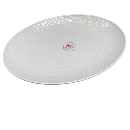 Блюдо овальне КОРОНА Tudor порцелянове 31 см (TU3159-1) - фото 2