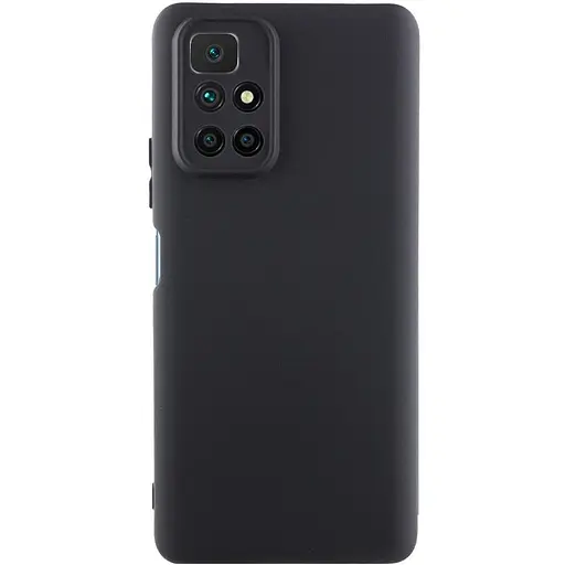 Чохол TPU Getman Liquid Silk Full Camera для Xiaomi Redmi 10 Чорний / Black