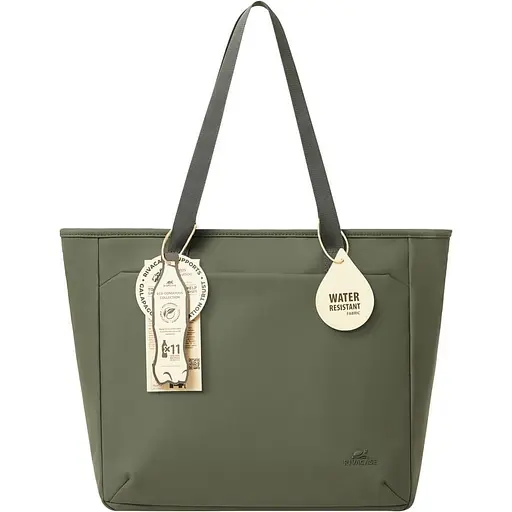 Сумка для ноутбука Rivacase Rivaсфиу сумка для ноутбука 13.3-14" дюймив 7821 (Olive green) (7821 (Olive green)) - фото 3