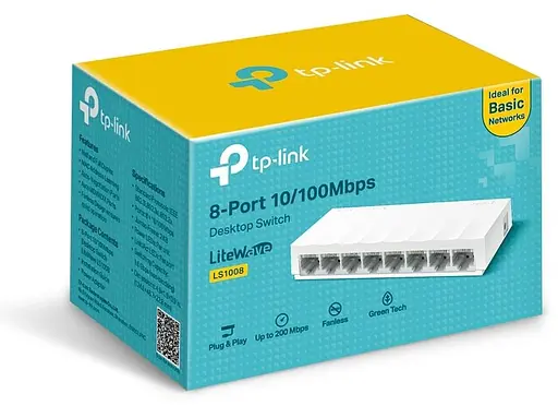 Коммутатор TP-Link LS1008 (LS1008) - фото 3