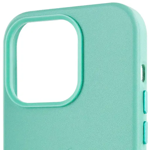 Шкіряний чохол Epik Leather Case AA Plus with MagSafe для Apple iPhone 13 Pro Max 6.7 Ice - фото 5