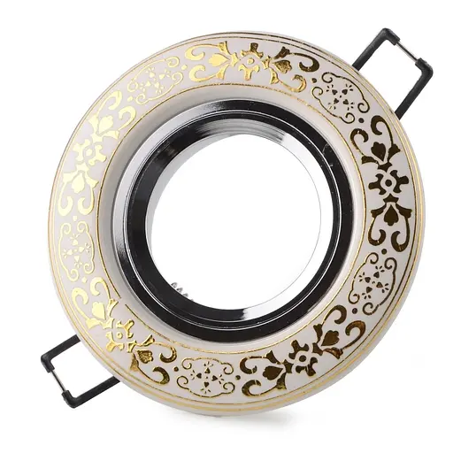 Светильник точечный Brille HDL-CY6 G5.3 WH/G MR16 36-045
