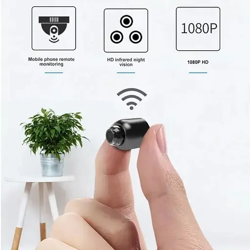Миниатюрная камера Wi-Fi беспроводная Boblov R-20, 1 Мп, HD 720P 40 x 33 x 33 мм, без аккумулятора - фото 5