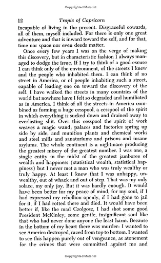 Tropic of Capricorn - фото 5