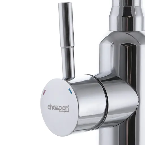 Смеситель для кухни Champion SUS-011 gray с гибким изливом CH0294 Хром - фото 3