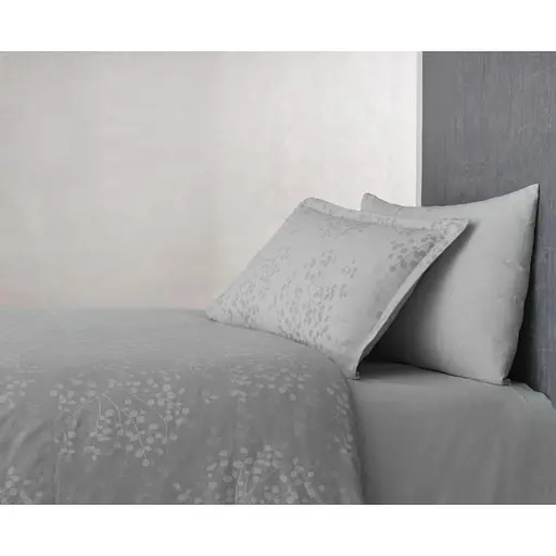 Комплект постільної білизни Buldans Leaf King Size Сірий 000165480