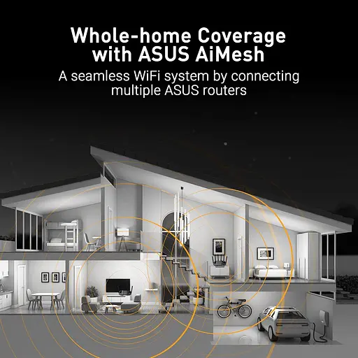 Беспроводной маршрутизатор Asus TUF Gaming BE6500 (TUF-BE6500) (90IG0920-MO9C00) - фото 7