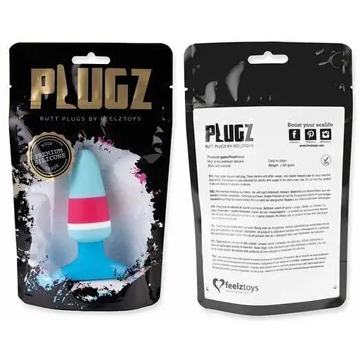 Анальна пробка FeelzToys Plugz Butt Plug Colors Nr. 1 - фото 3
